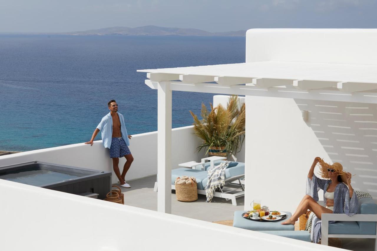 Отель Epic Blue Mykonos Houlakia  Экстерьер фото